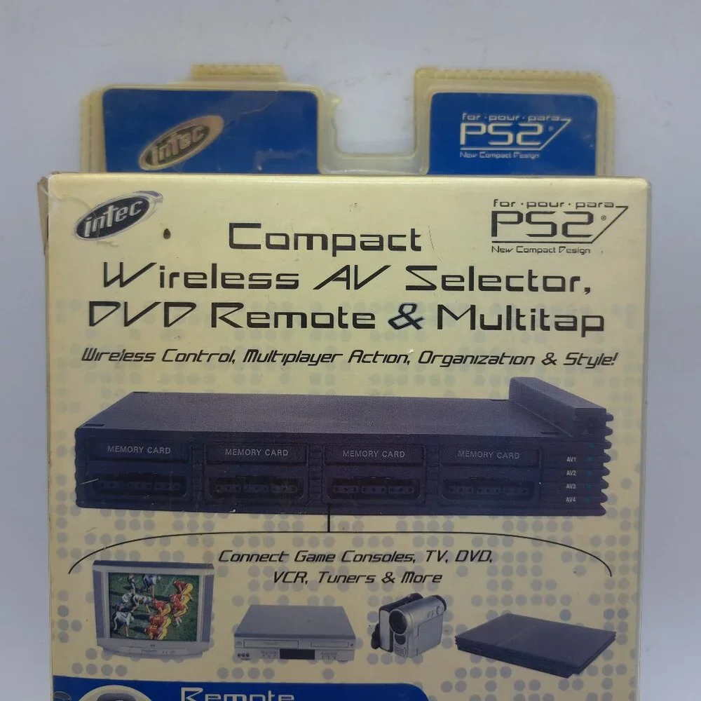 Intec Compact Wireless AV Selector DVD Remote & Multiap Unopened - Picture 3 of 11